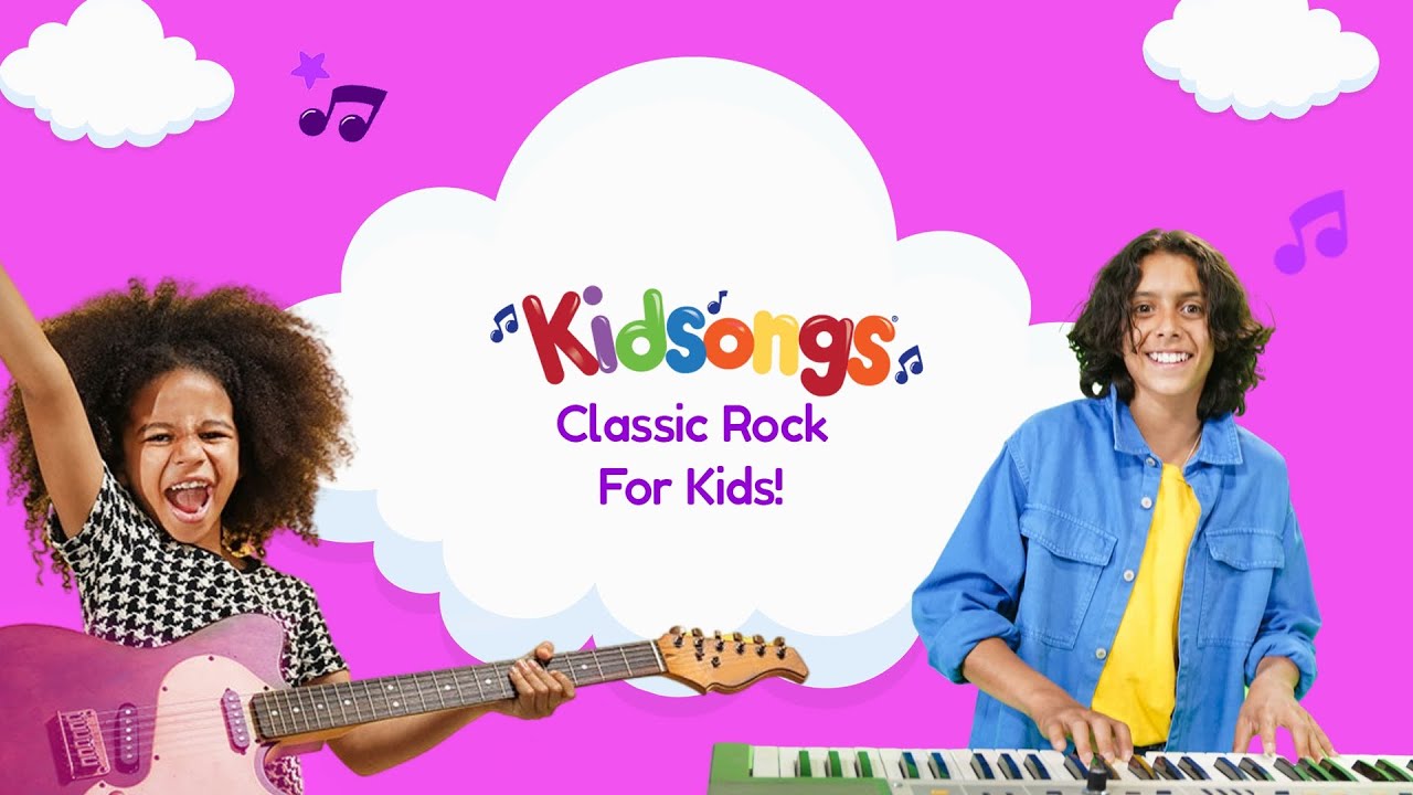 Classic Rock for Kids + Splish Splash + Loco-Motion + Blue Suede Shoes  + Lots More Kids Songs!