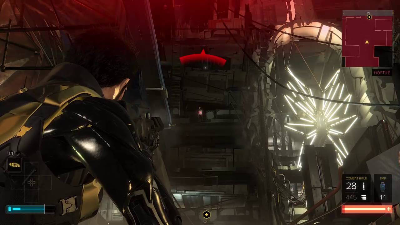 Deus Ex: Mankind Divided: Combat Rifle Gameplay