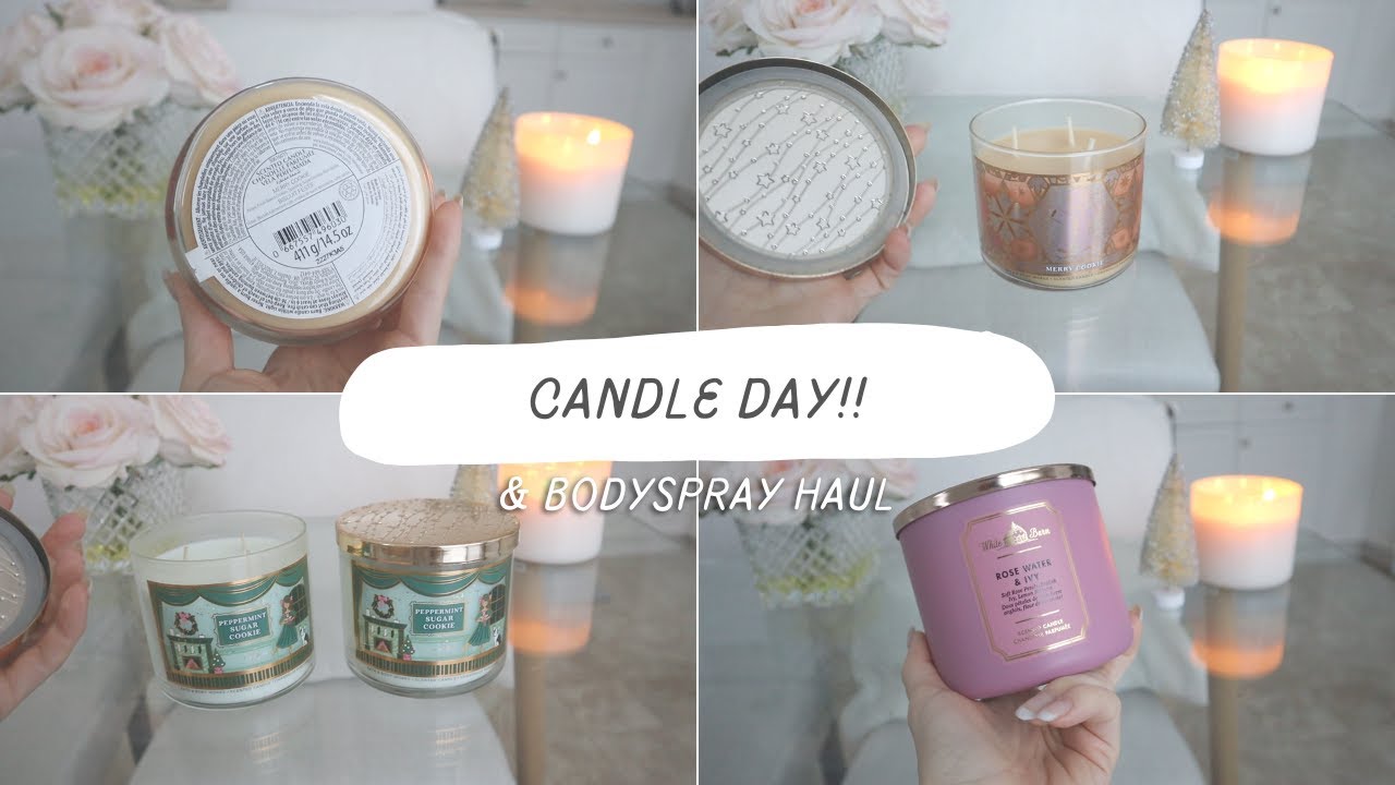 Bath & Body Works CANDLE & BODYSPRAY HAUL!!