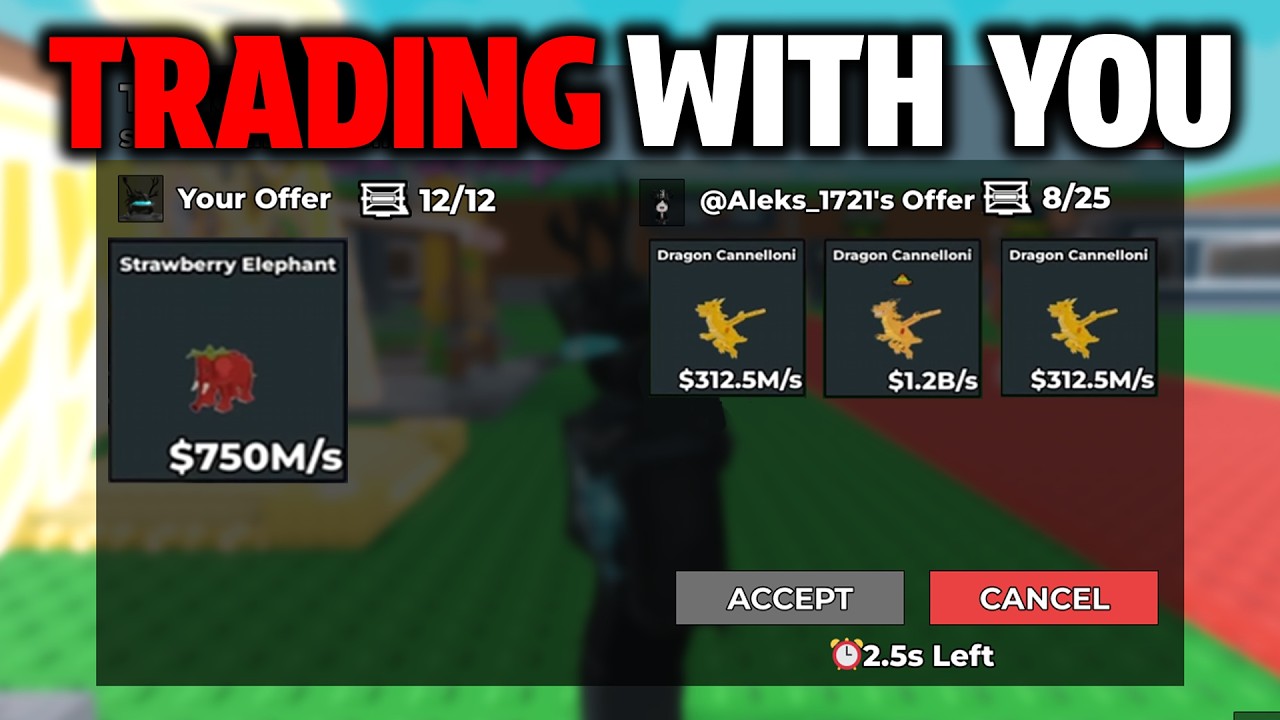 Live 🔴 |  TRADING WITH YOU in Steal a Brainrot