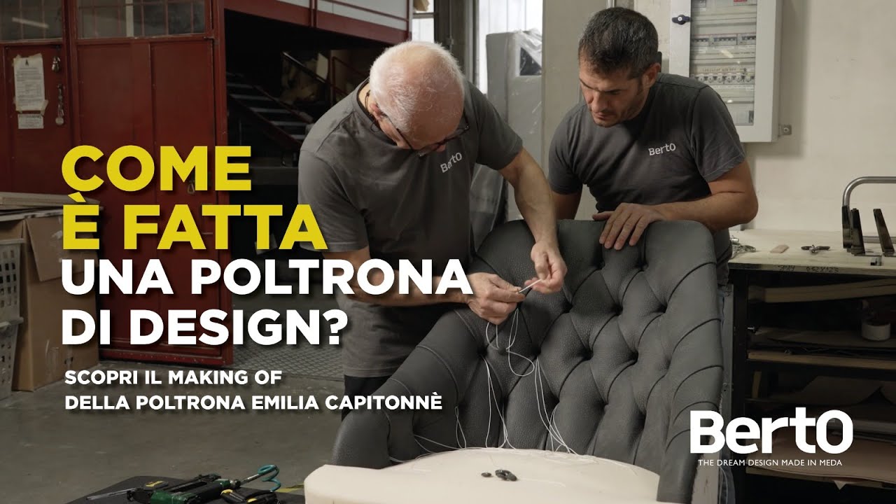 Come è fatta una poltrona di Design? Il making of della Poltrona Capitonné Emilia