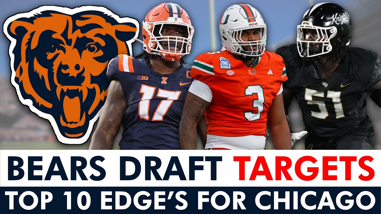 Chicago Bears Draft Targets: Top 10 EDGE Prospects In 2026 NFL Draft