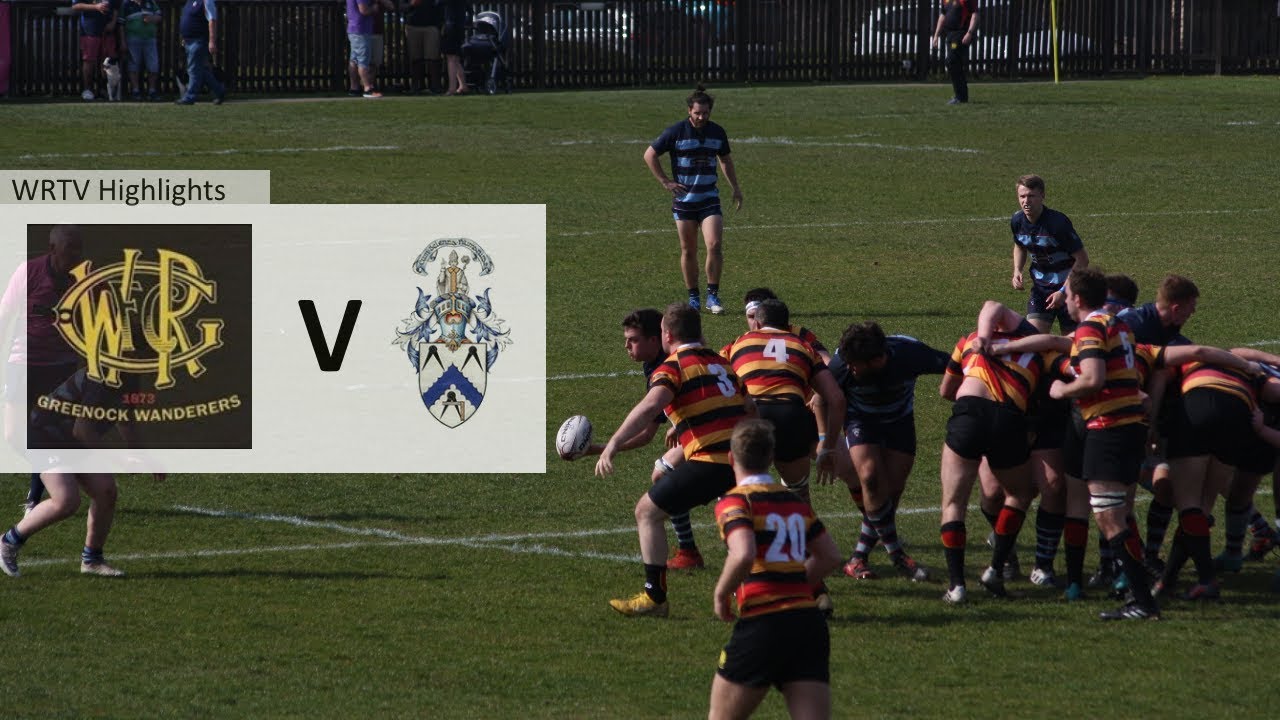 Greenock Wanderers V Allan Glen's | WRTV Highlights