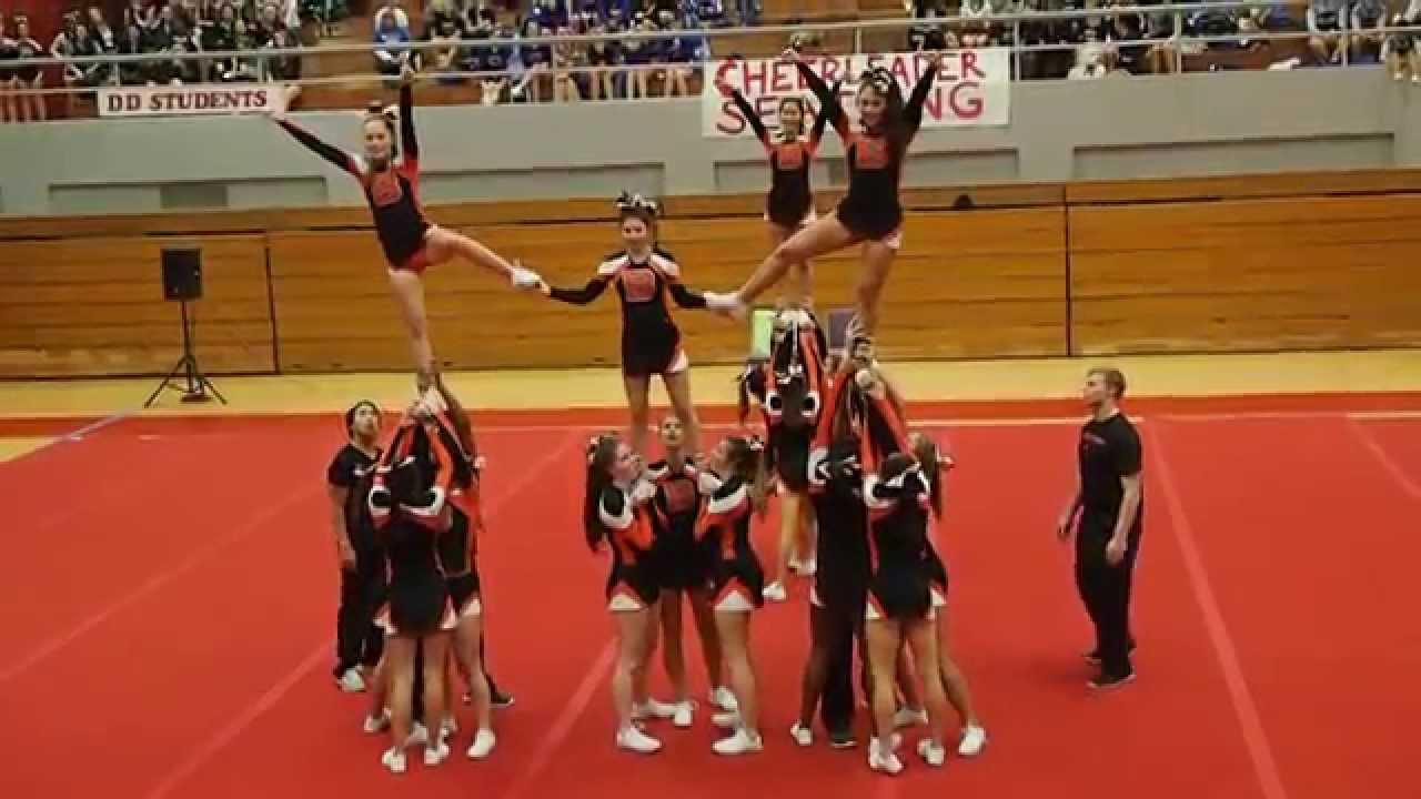 Beaverton High School Varsity Cheer take 1st at 2015 David Douglas Cheer Competition