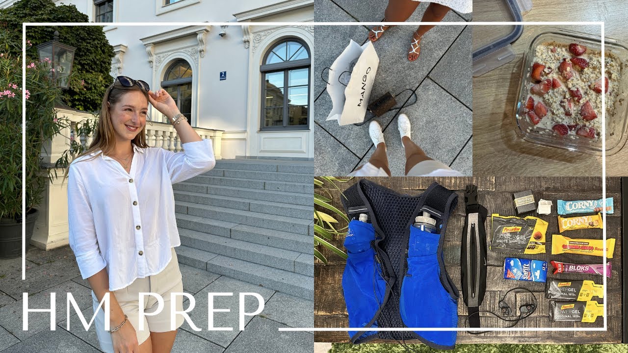 HALBMARATHON VORBEREITUNG | Running Anxiety, Overnight Oats, Shopping