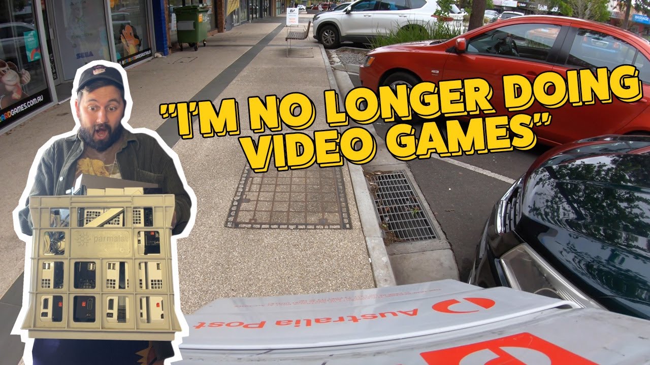 He gave me first pick of his video game collection in the parking lot!