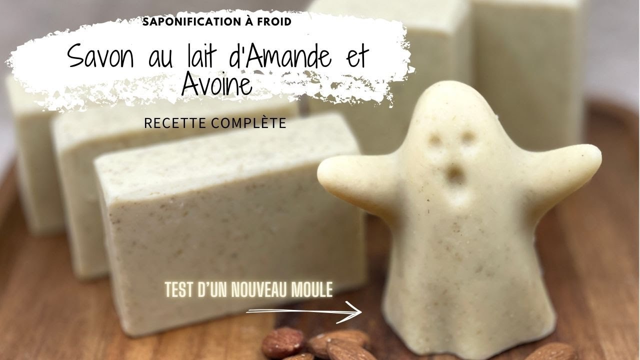 Savon Lait d’amande et Avoine DIY / Almond and Oat soap DIY