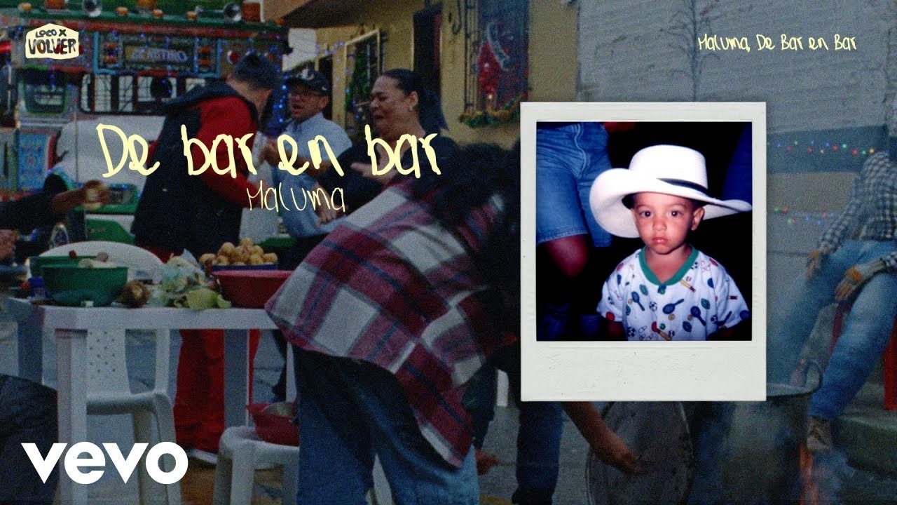 Maluma - De bar en bar (Official Lyric Video)