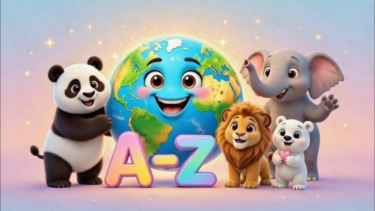 ABC Around the World 🌎 Fun Countries & Animals Song for Toddlers