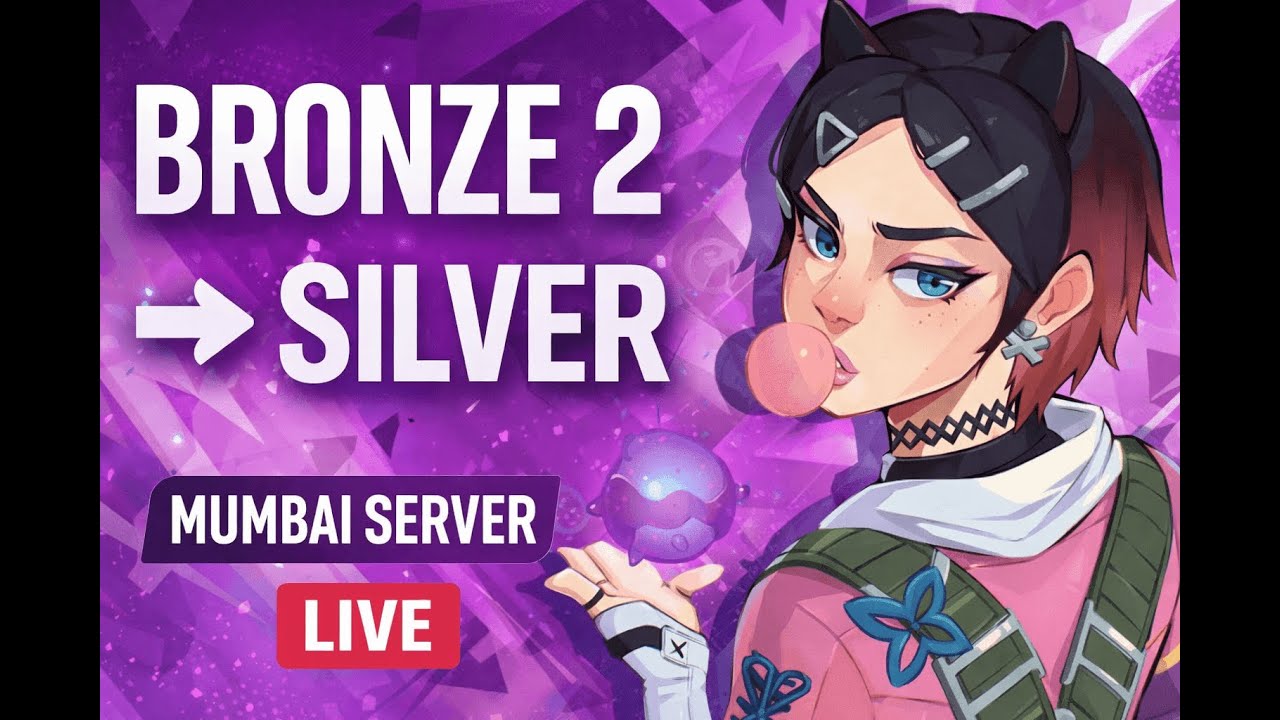 🔴 Clove Main Ranked Matches  Bronze 2 Grind  Valorant Live Stream | Night Grind to Silver