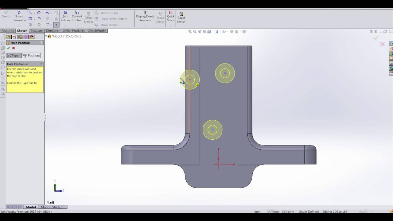 КАК ТОЧНО РАЗМЕСТИТЬ ОТВЕРСТИЯ С ПОМОЩЬЮ МАСТЕРА ОТВЕРСТИЙ (SOLIDWORKS)