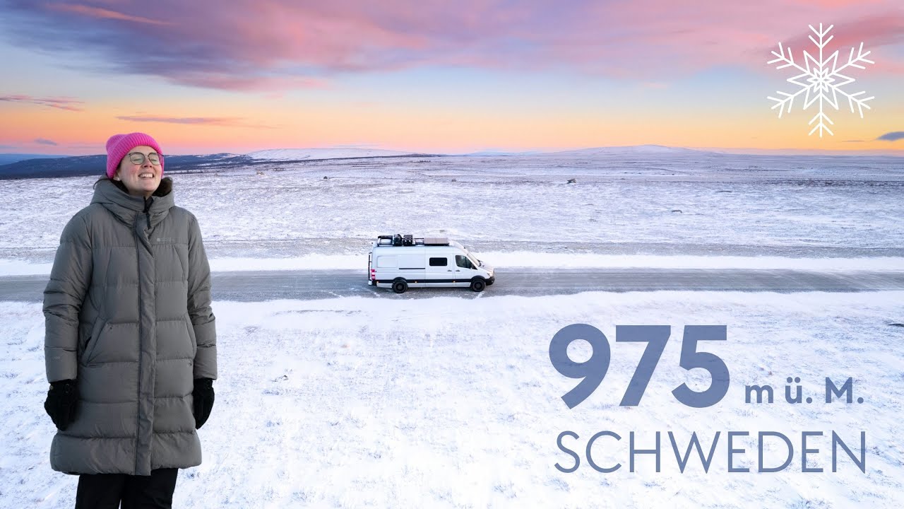 Wintercamping auf Schwedens höchster Straße: Sind wir gut vorbereitet? | Vanlife Doku