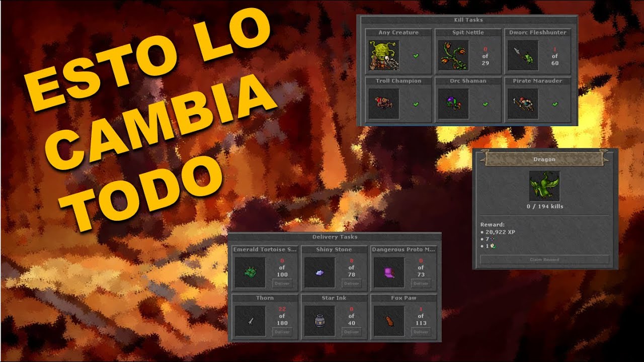 Nuevo sistema de Bounty Task en Tibia!
