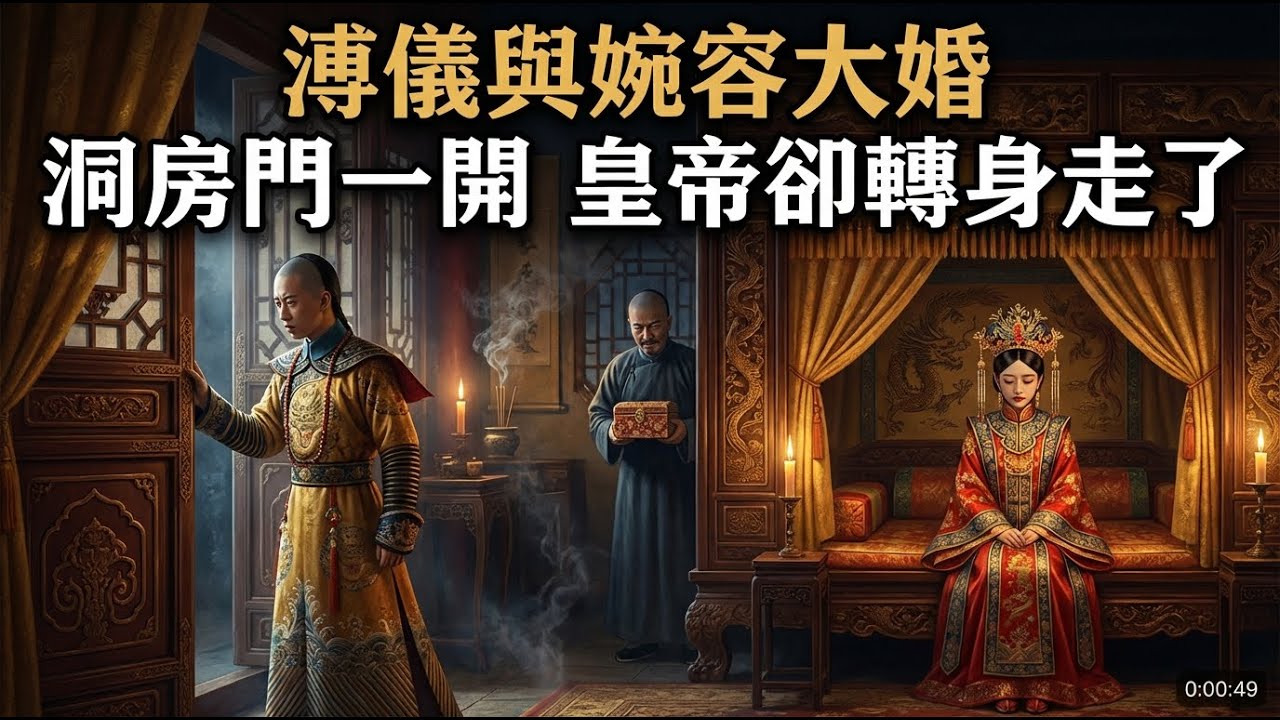 溥儀與婉容大婚：洞房門一開，皇帝卻轉身走了 #溥儀 #婉容 #清宮秘聞 #紫禁城 #QingDynasty