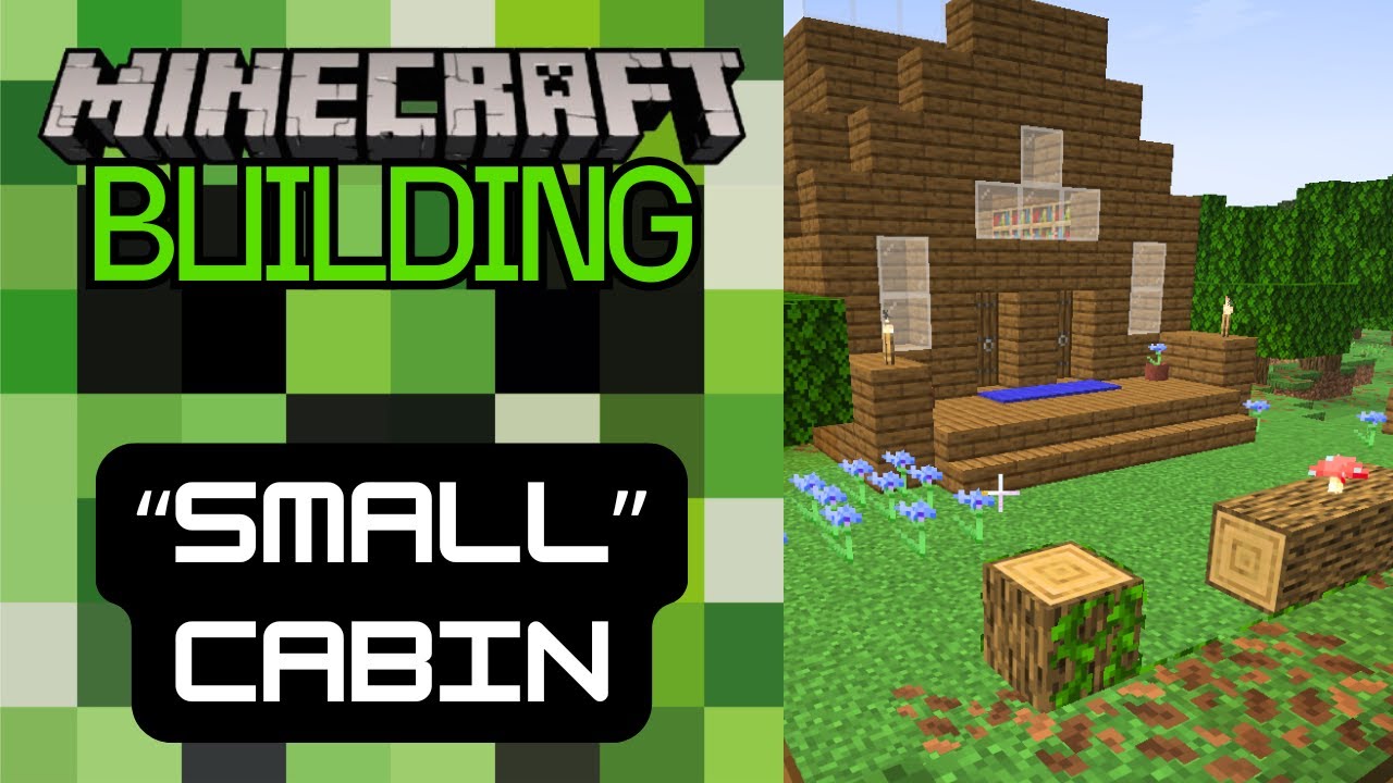Building in Minecraft (A Small Cabin ...but bigger on the inside...)