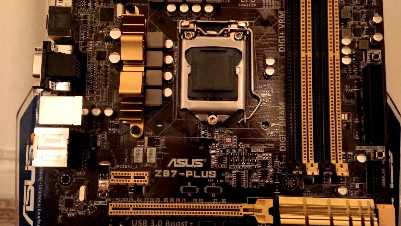 First Look - ASUS Z87-Plus Motherboard
