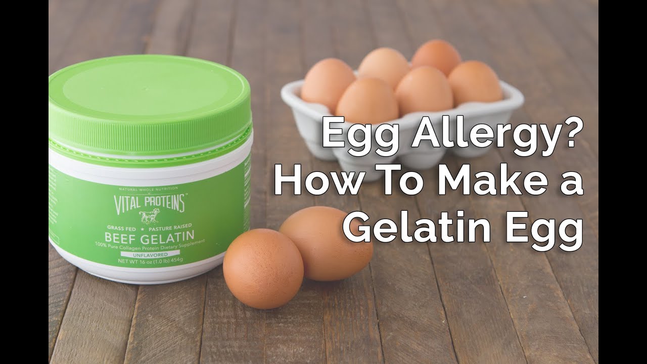 How To Make an Egg-Free Gelatin Egg