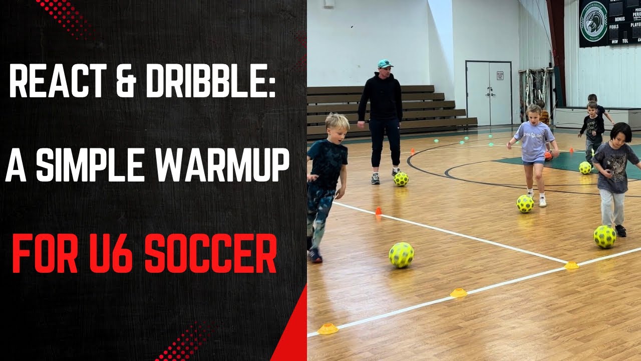 A Simple Dribbling Drill For U6-U10 Rec Soccer