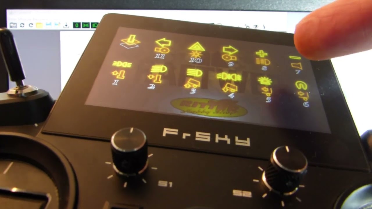 RC Kraftwerk Kanäle einlernen am  RS1