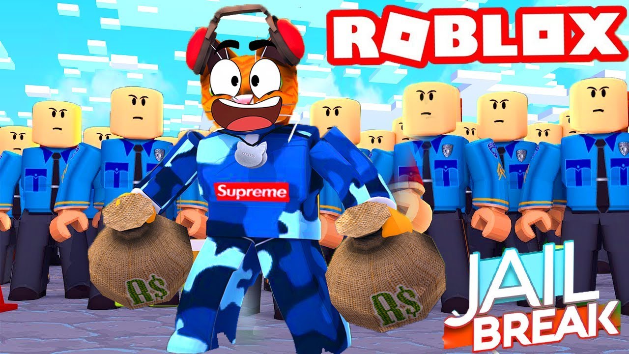 ОДИН ПРОТИВ ВСЕХ! ЧЕЛЛЕНДЖ Роблокс Побег из Тюрьмы / Roblox Jailbreak Котик Игроман