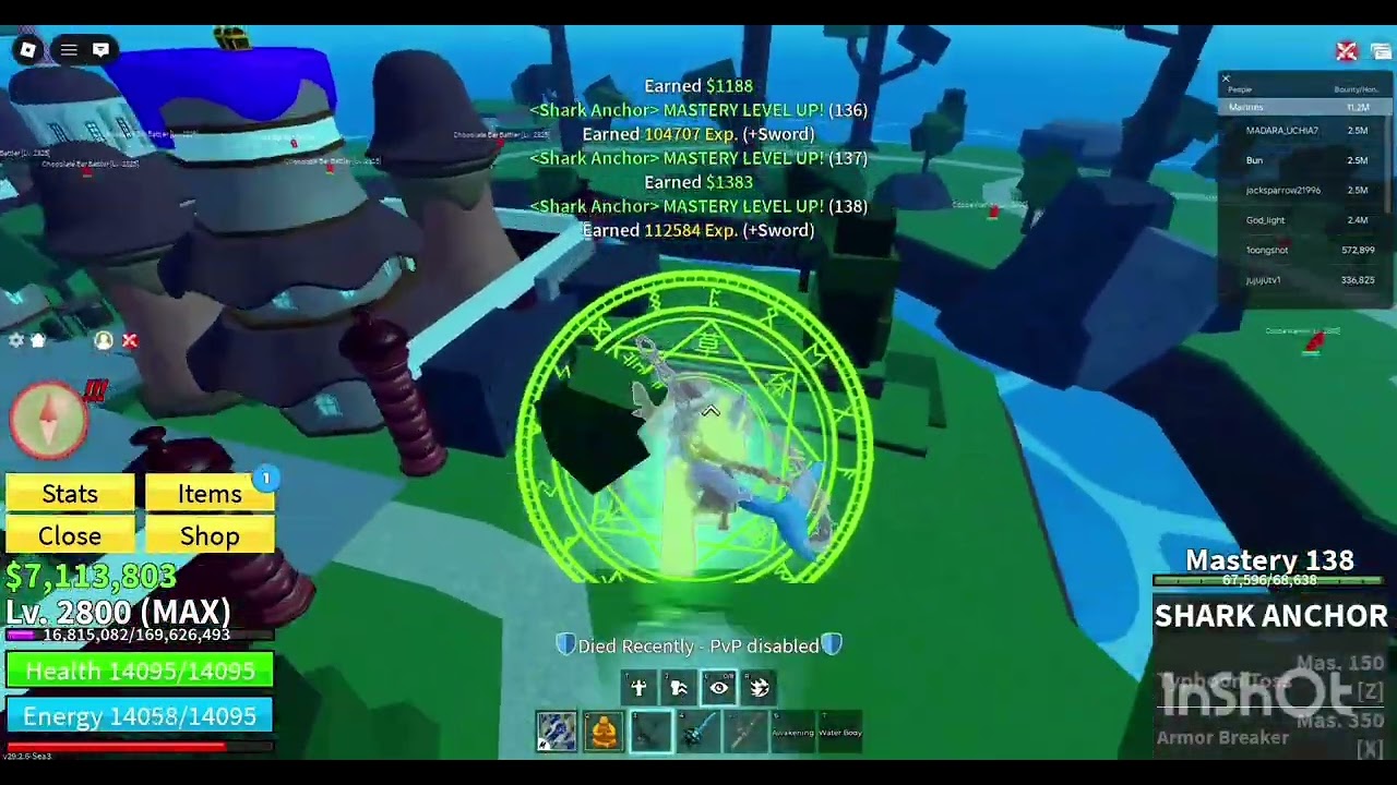 Shark anchor mastery!!!