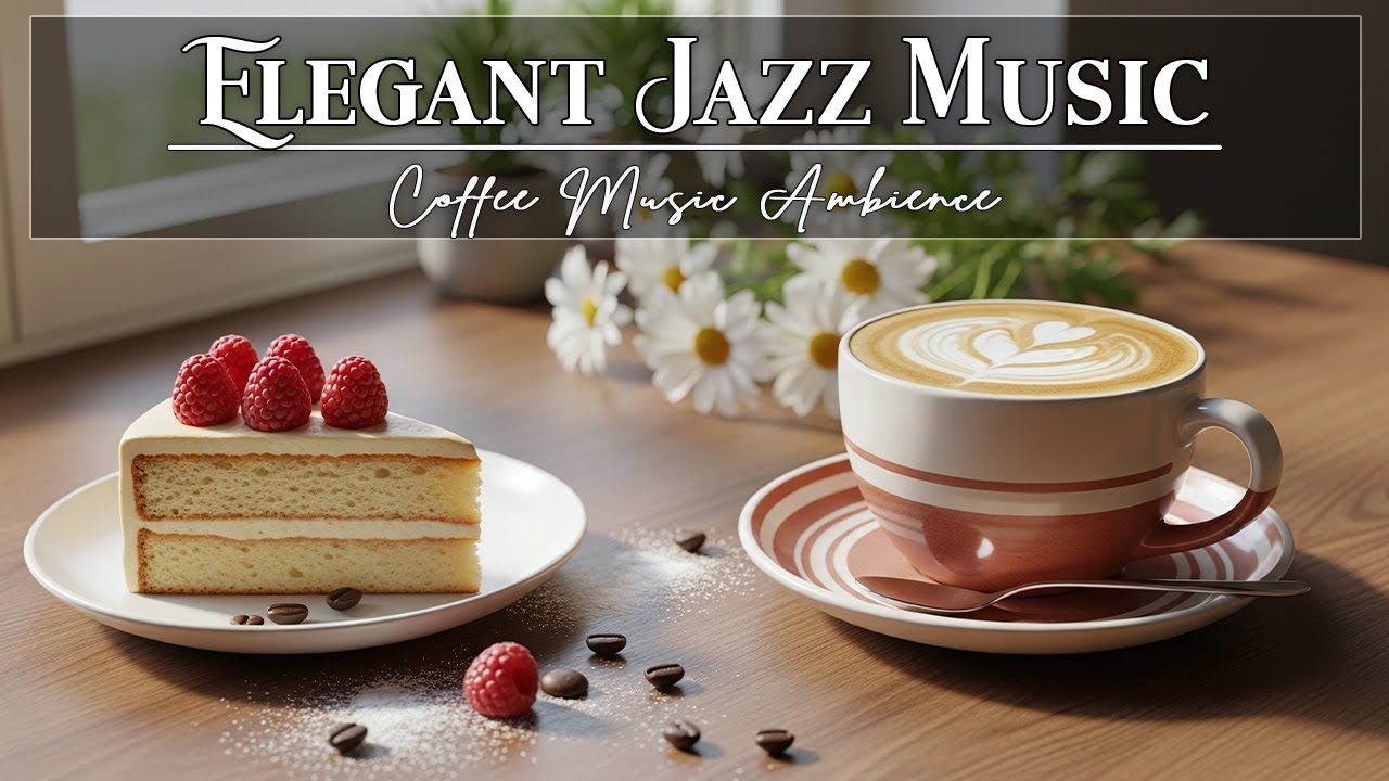 Elegant Jazz Music ☀️ Soft Morning Coffee Bossa Nova for Peaceful Work and Positive Energy