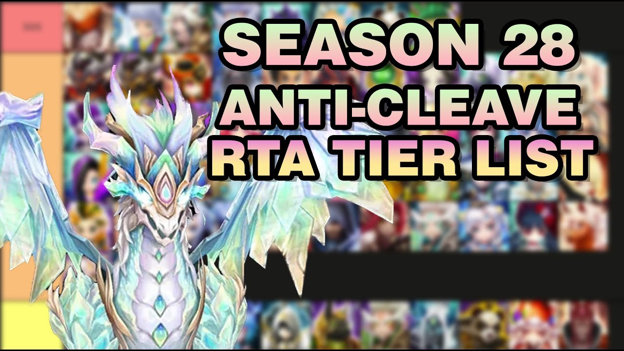 Season 28 Anti-Cleave RTA Tier List by Duhstin