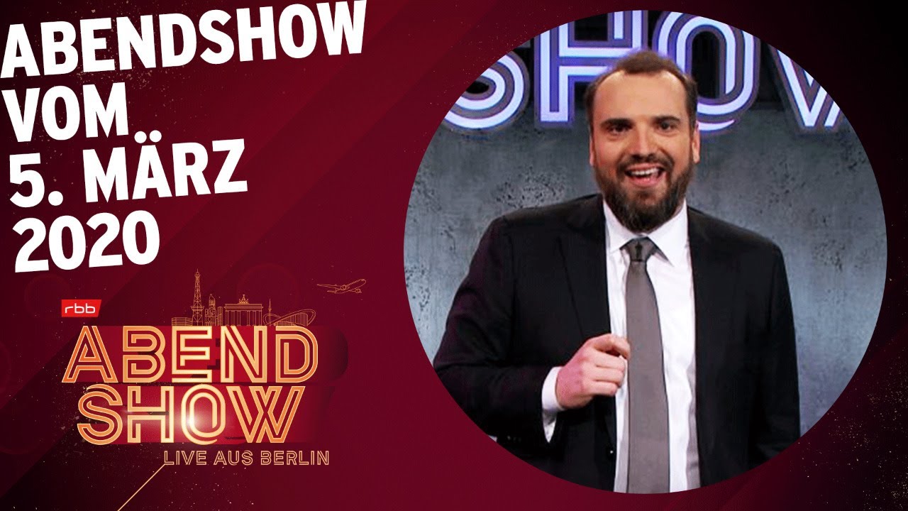 Abendshow vom 5.3.2020 | LIVE -- zu Gast: Lars Klingbeil und Yael Adler