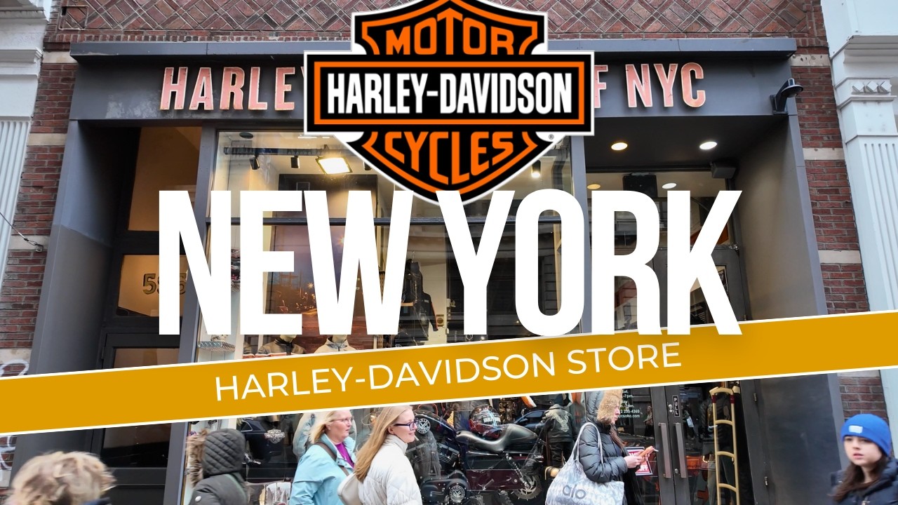 Inside HARLEY-DAVIDSON STORE New York City