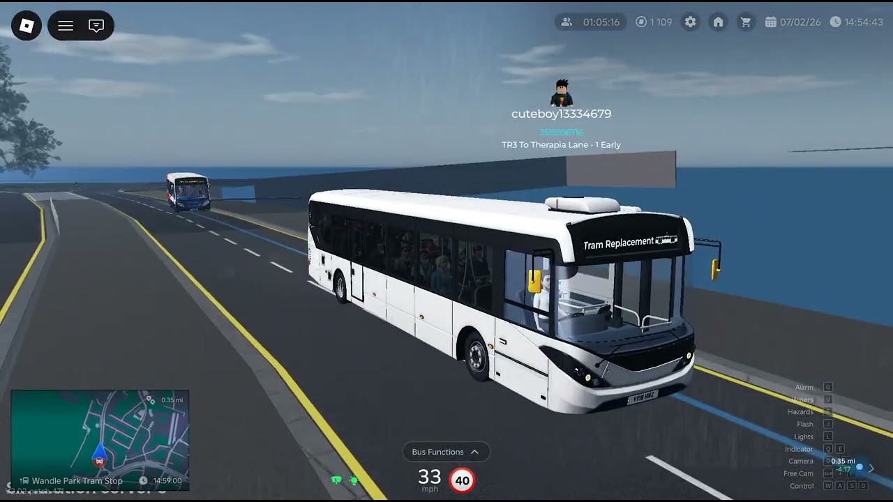 Playing Corydon on Roblox