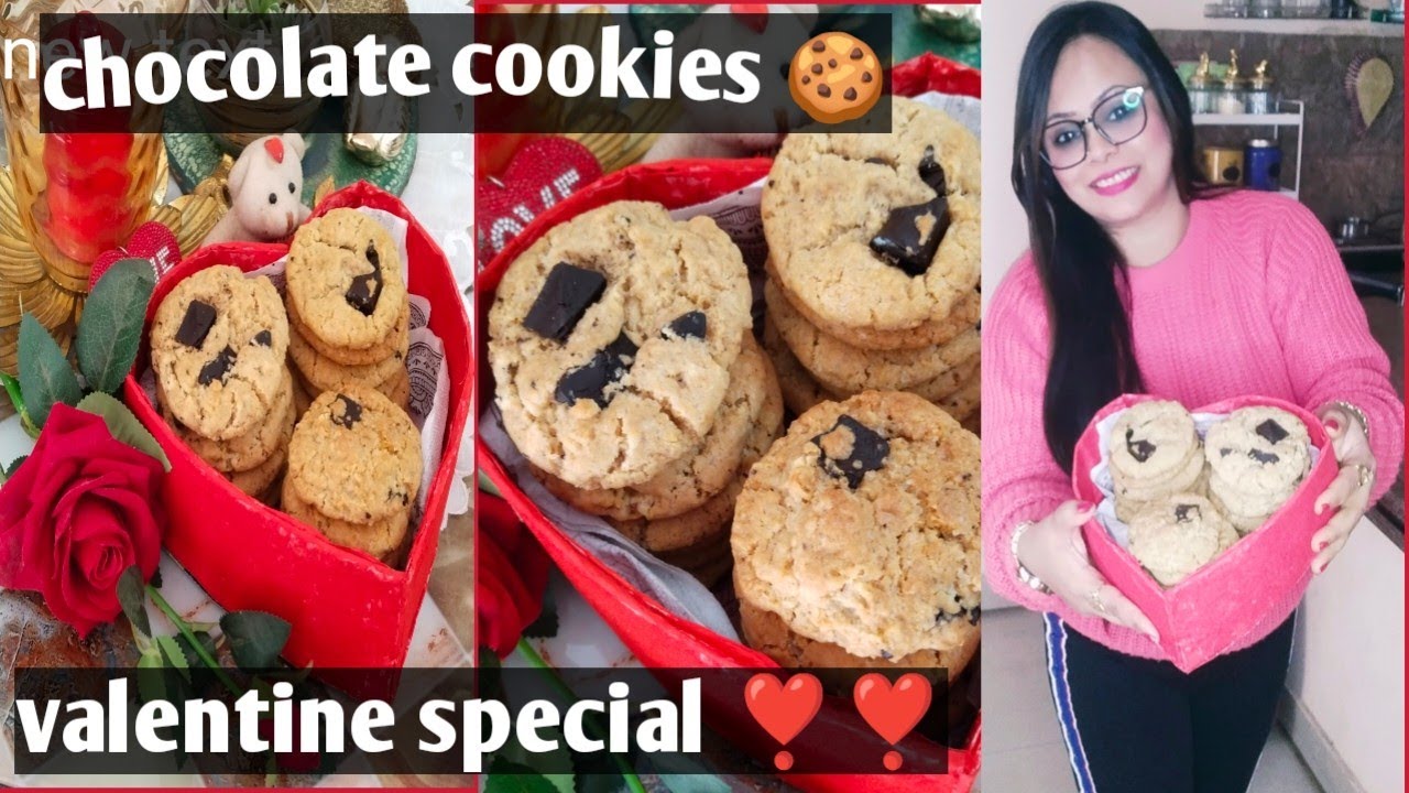 Valentine day special chocolate cookies  🍪 ❤️💕🌹🥰#valentinesday #special ##chocolate #cookiesrecipe 