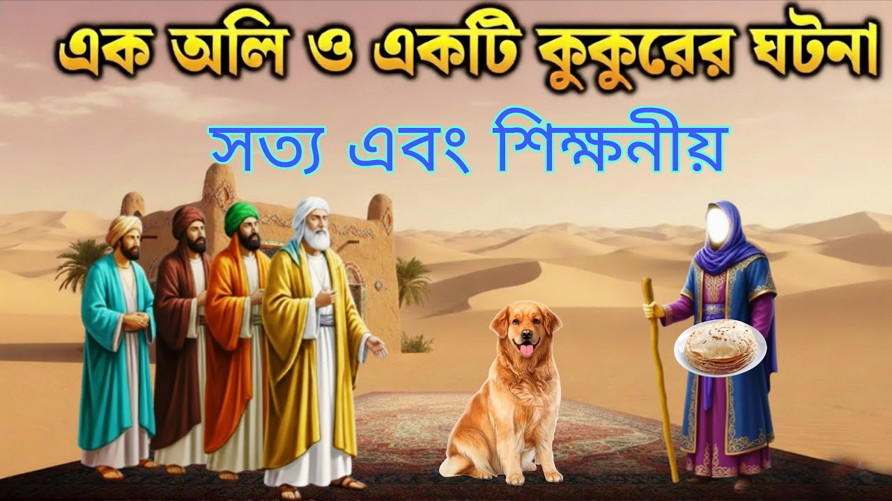 এক অলি ও একটি ক্ষুধার্ত কুকুরের অবিশ্বাস্য ঘটনা! | শিক্ষণীয় ইসলামিক গল্প |  new story bangla 2026 !