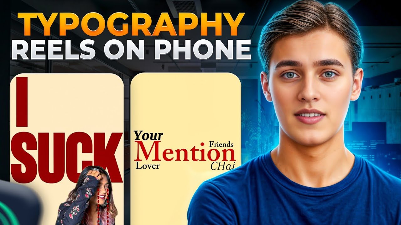 Viral Typography Reels Editing on Phone | No PC Needed | Alight Motion