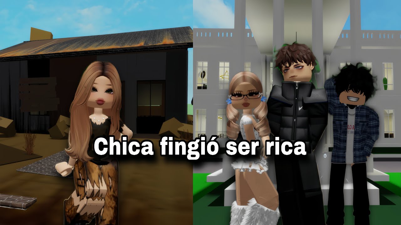 Chica fingió ser rica 😱💸 | Historia de Roblox completa