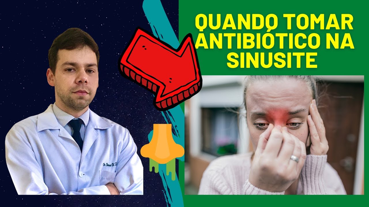 SINUSITE: QUAL O MELHOR MOMENTO PARA TOMAR ANTIBIÓTICO