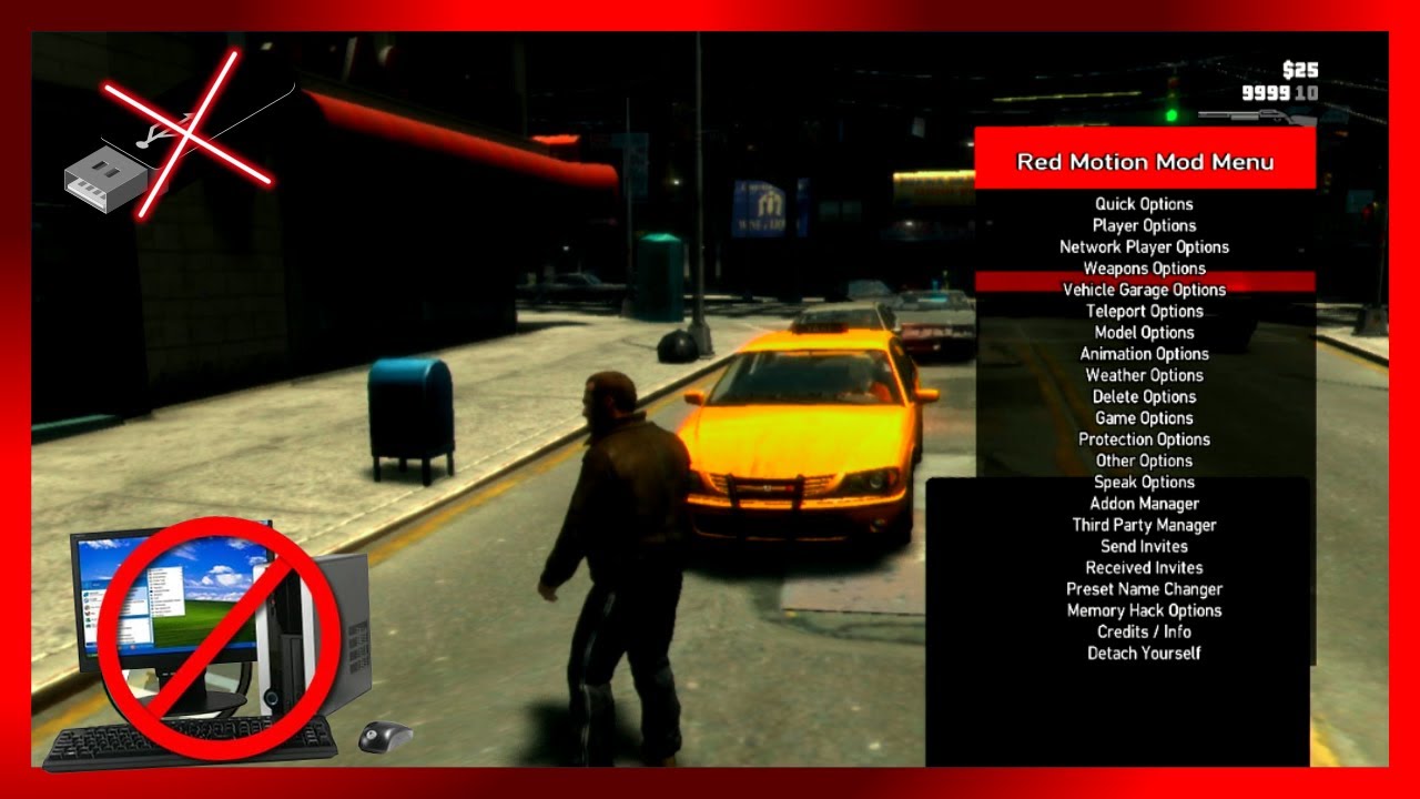 How To Install Offline GTA IV Mod Menu Without PC Or USB🔴[Offline Use Only]🔴