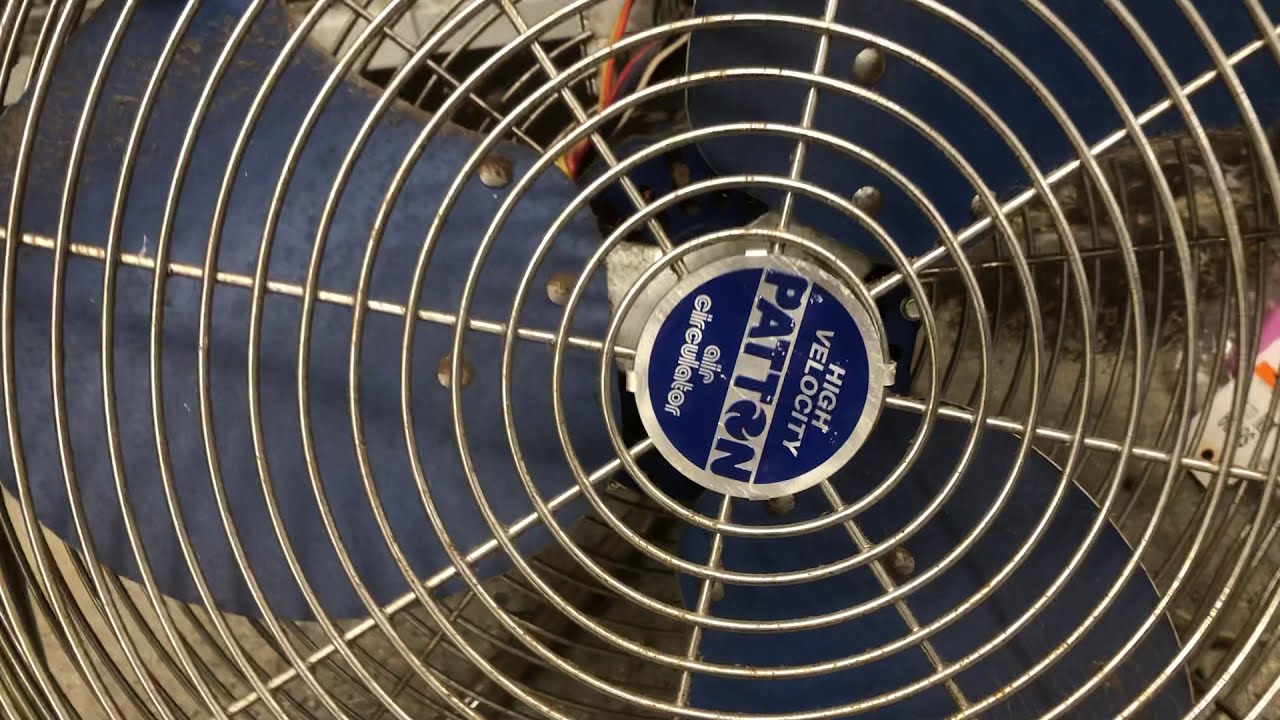 Patton High Velocity Air Circulator Fan 18&rdquo; (quick test)