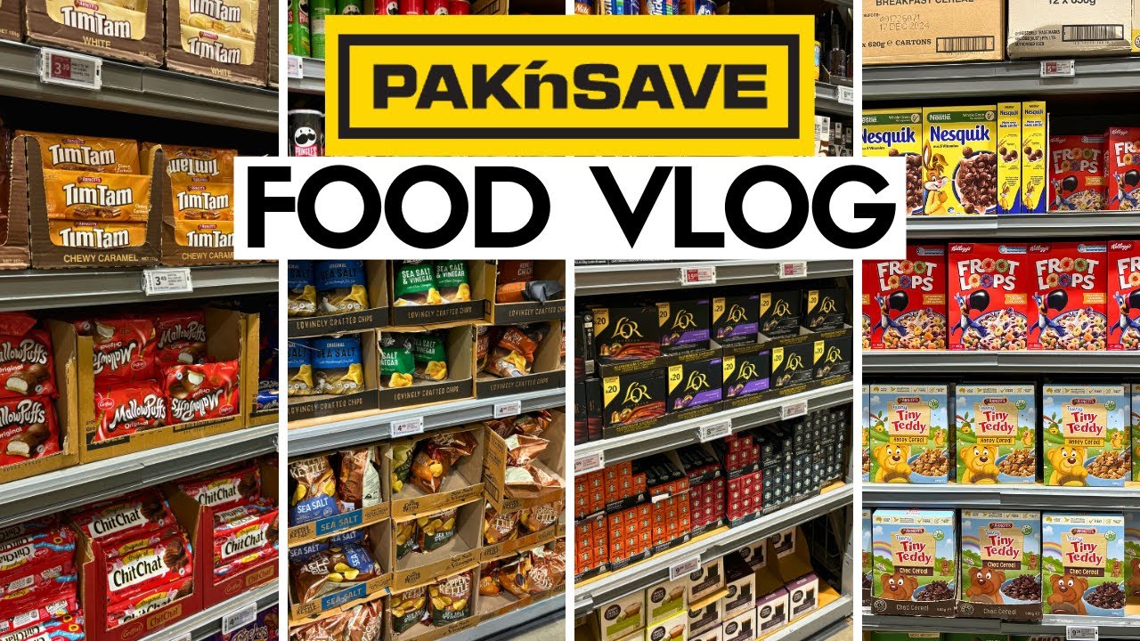 Обзор шопинга и похода по супермаркетам Новой Зеландии — Pak n Save Grocery Shopping | Видеоблог ...