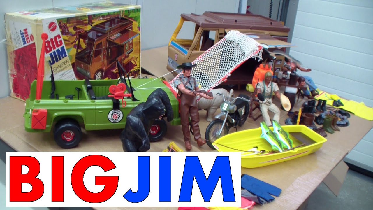 Big Jim von Mattel - Camper Jeep Gorilla Adler