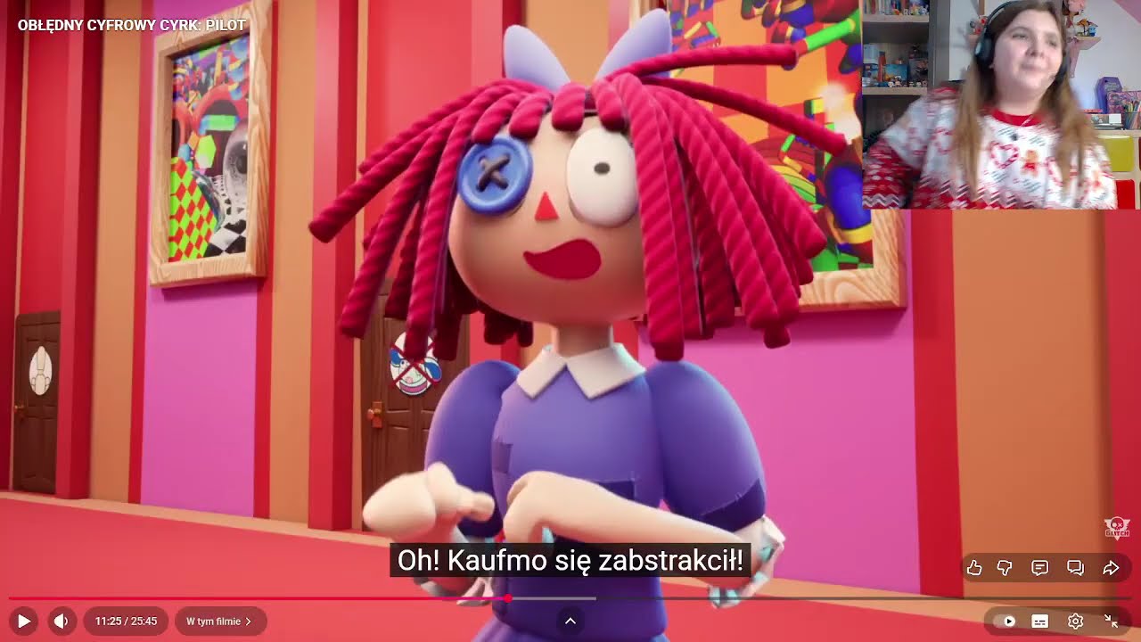 Omówienie 1 odcinka obłędnego  cyfrowego cyrku - odcinek pierwszy