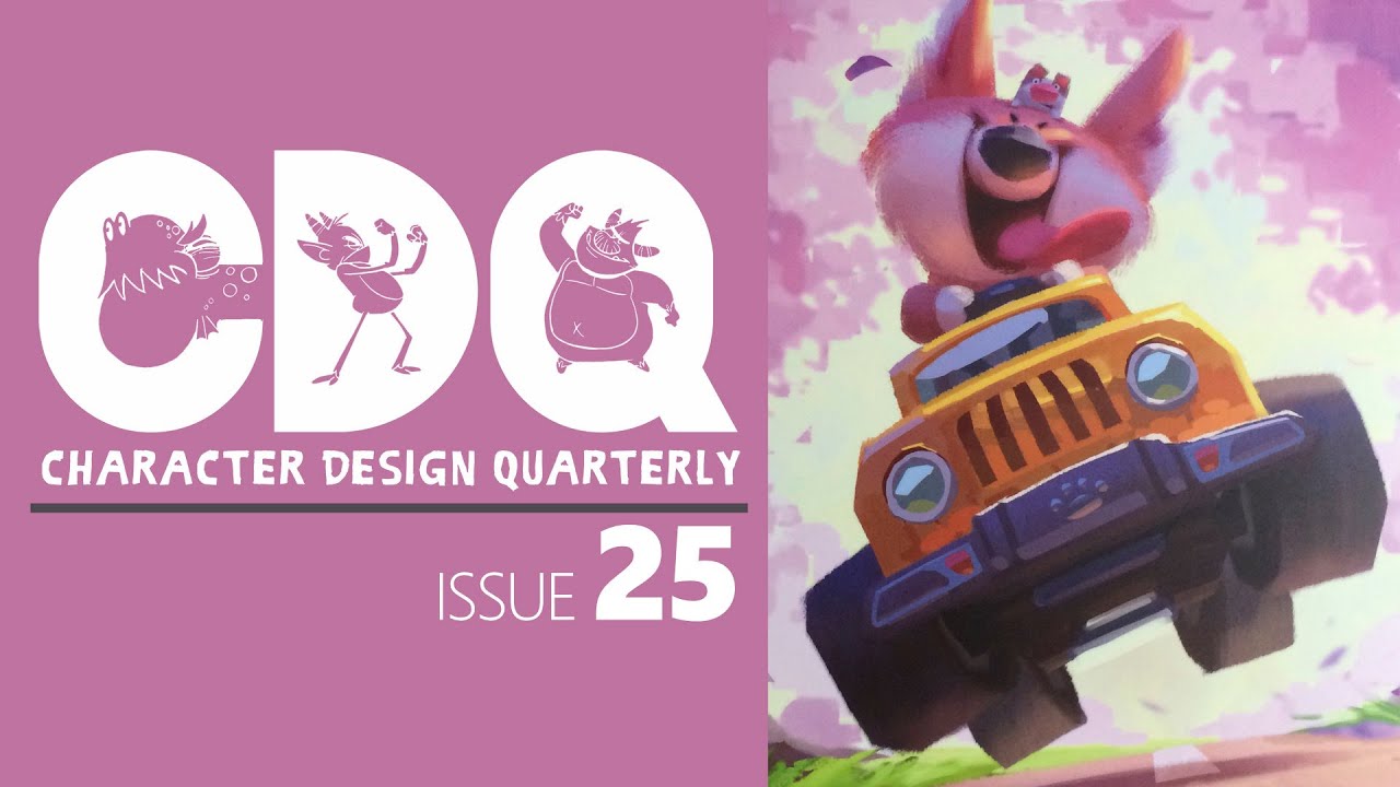 CDQ ISSUE 25 • Character Design Quarterly Magazine by 3DTotal Publishing - Click Look Unboxing