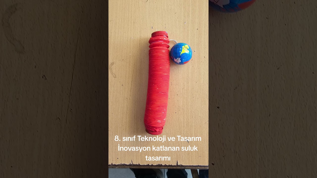 8. sınıf Teknoloji ve Tasarım İnovasyon katlanan suluk tasarımı