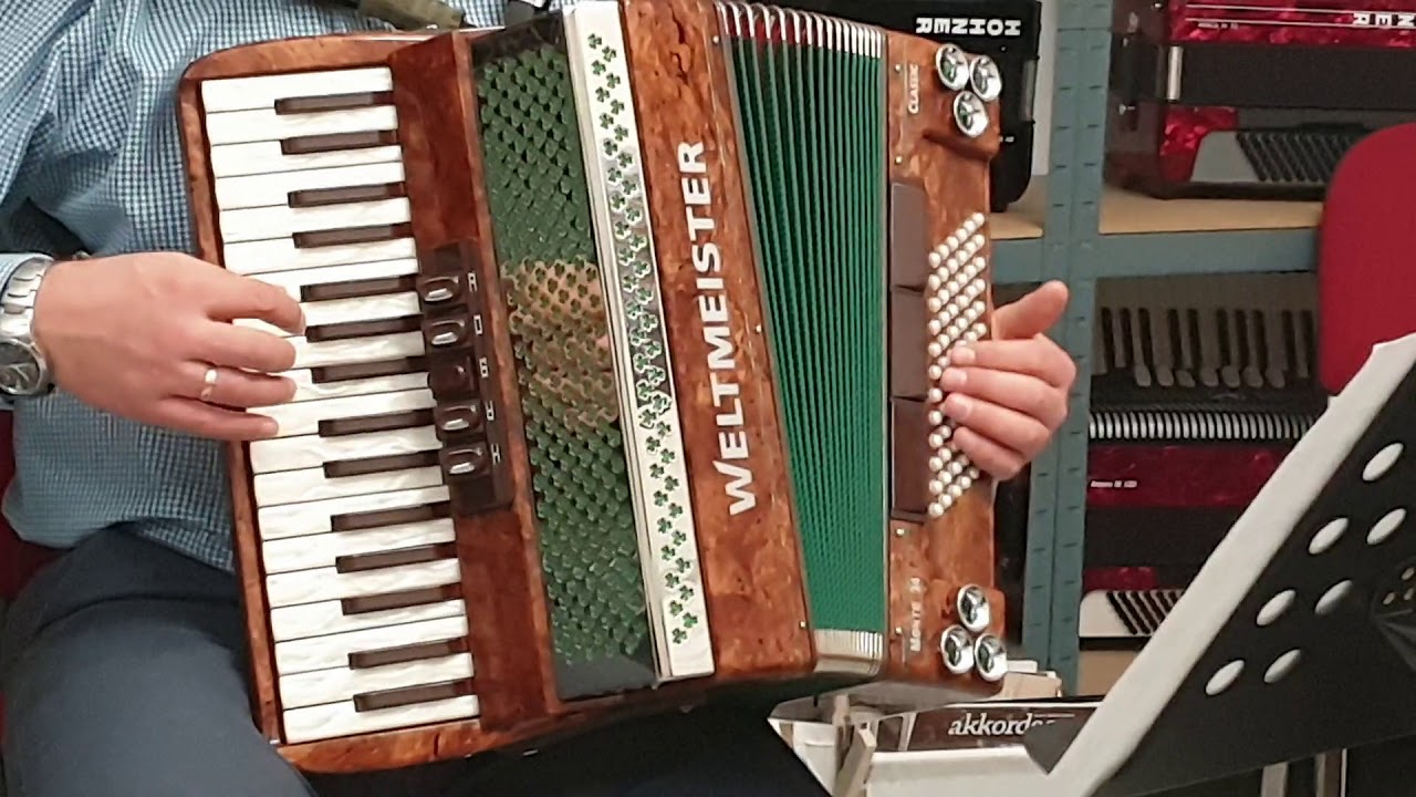 Klangprobe Akkordeon Weltmeister Monte 34 classic