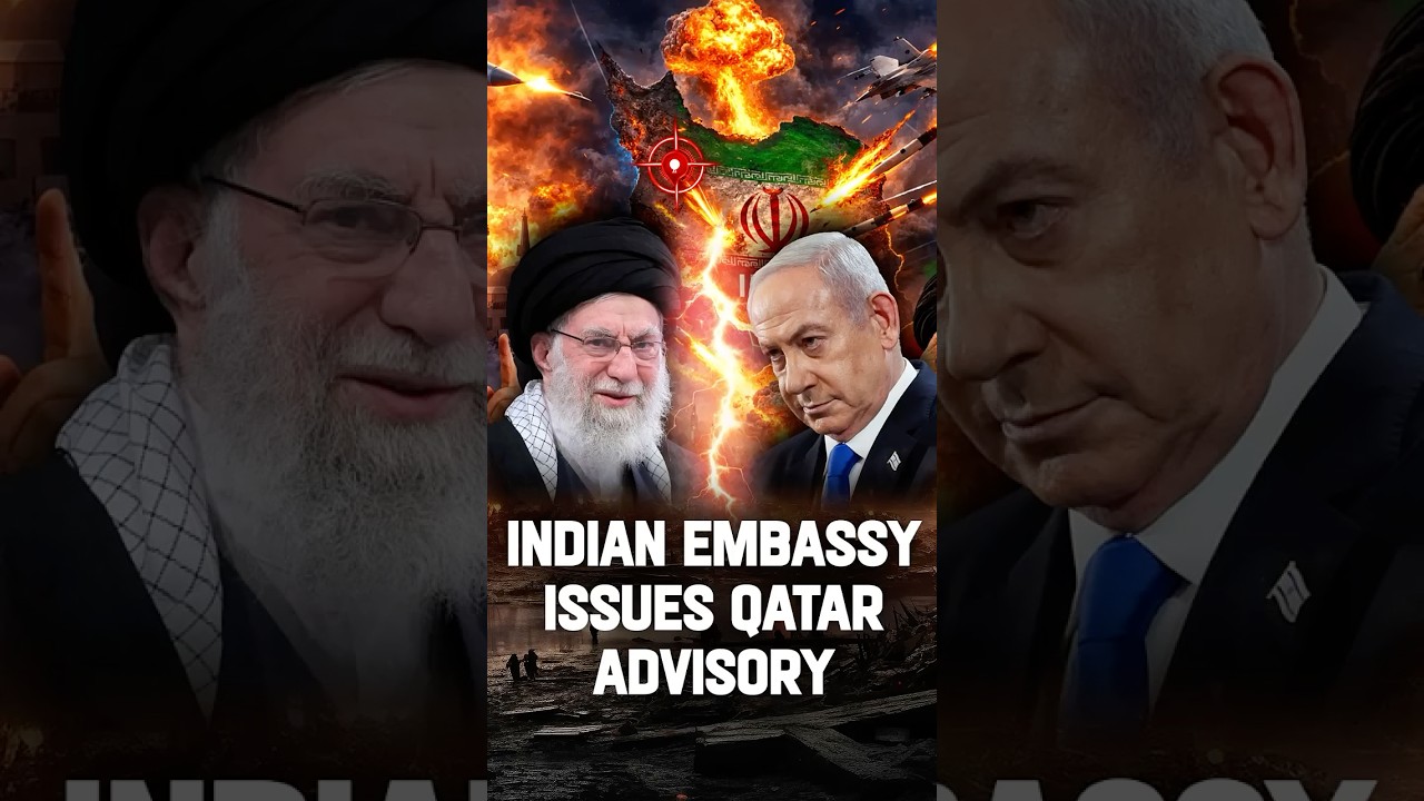 Indian Embassy Qatar Issues Alert After US-Israel Iran Strikes | DD News