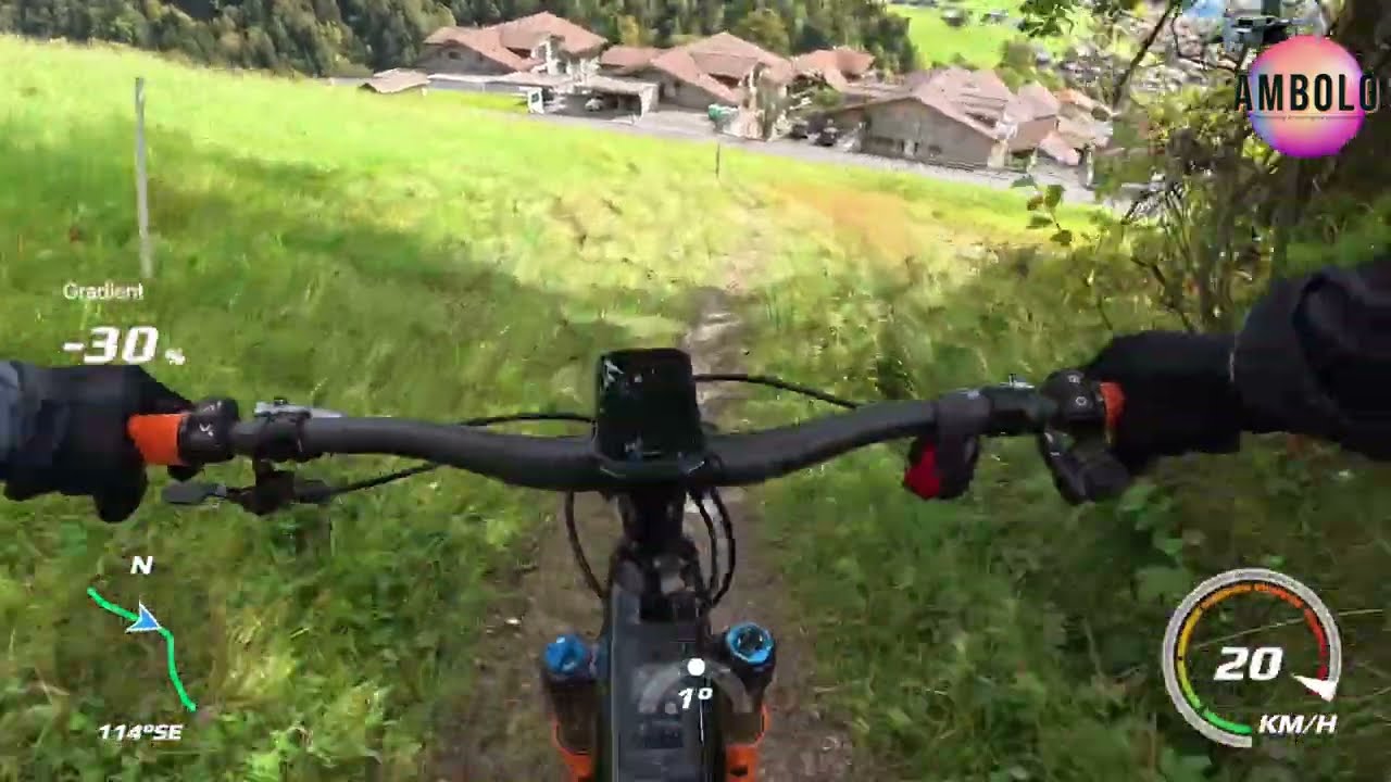 Auf Singletrails über dem Thunersee unterwegs #haveagoodtrailday #4K #AMFLOW