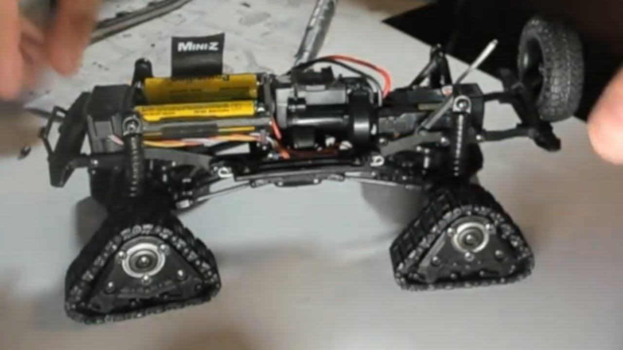 Mini-Z 4x4 Tank track build