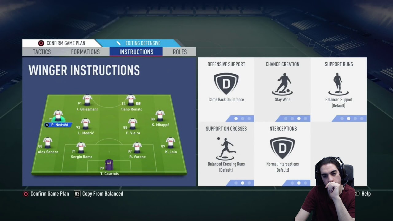 30-0 442 CUSTOM TACTICS! by: SLAJA10 - MY THOUGHTS - FIFA 19 ULTIMATE TEAM
