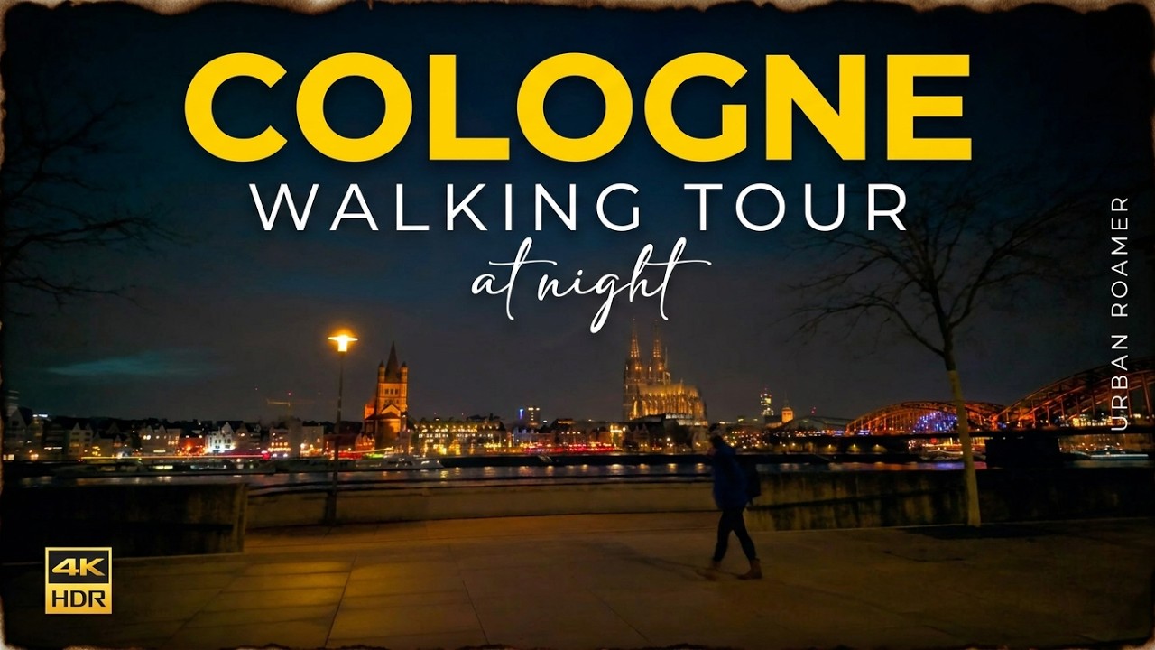 Cologne City Centre Evening Walk in 2026 🇩🇪 | 4K HDR Walking Tour | Kölner Dom View