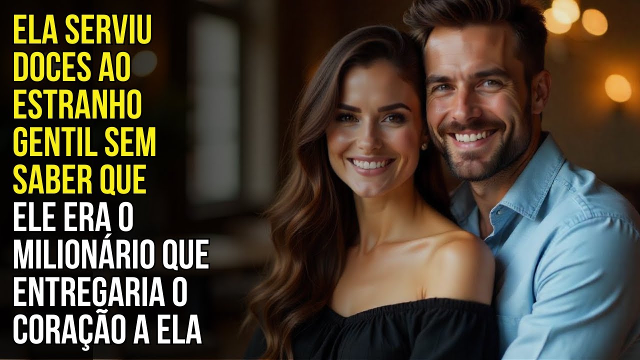 Ela serviu doces a um estranho gentil, sem saber que ele era o milionário que lhe daria o coração.