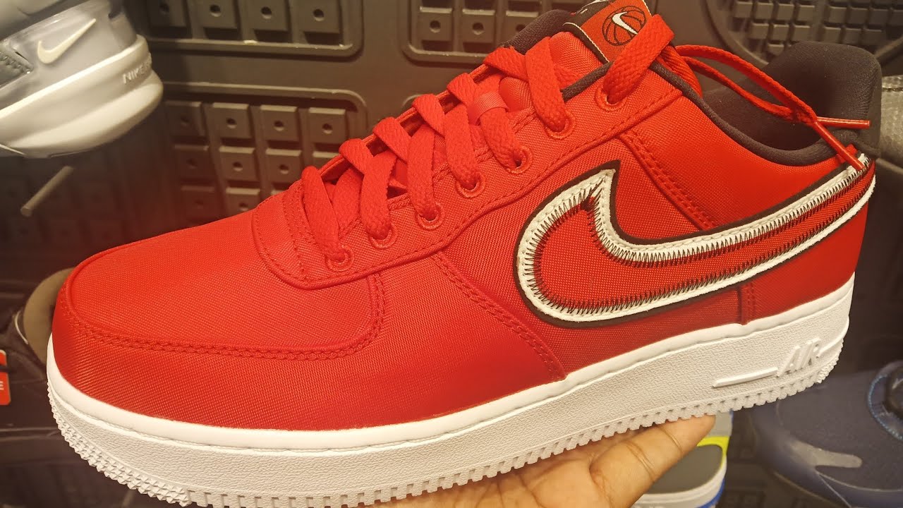 NIKE Air Force 1 '07 For Men | RED | ACTUAL VIEW #af1